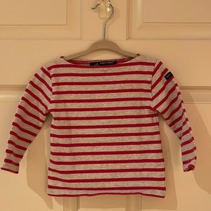 Saint James long-sleeved cotton boatneck t-shirt